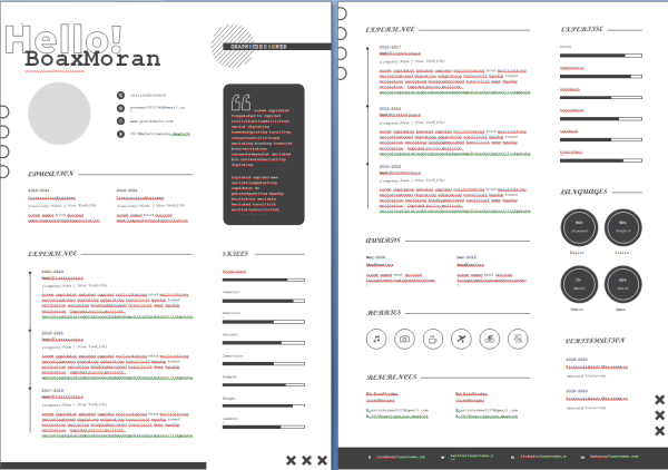 سيرة ذاتية للمبيعات والتسويق - قالب قابل للتعديل / Sales & Marketing Editable Resume - 2