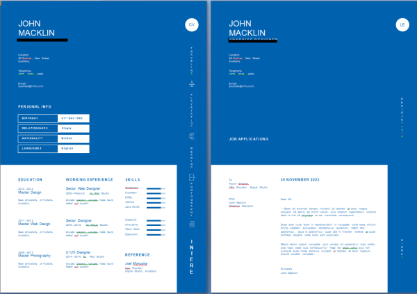 قالب السيرة الذاتية للمستوى التنفيذي | المستوى C (قابل للتعديل) / Director Level | C - Level Editable resume Template -1