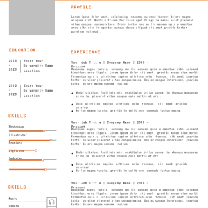 Photographer Editable Word Template - 2